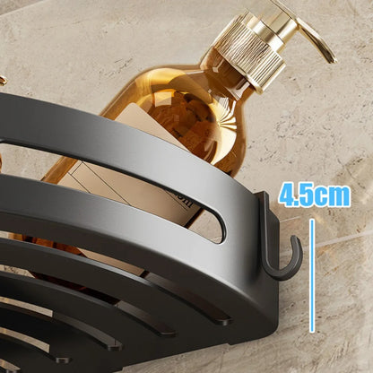 Shower Caddy™ – No-Drill Bathroom Shelf & Towel Rack
